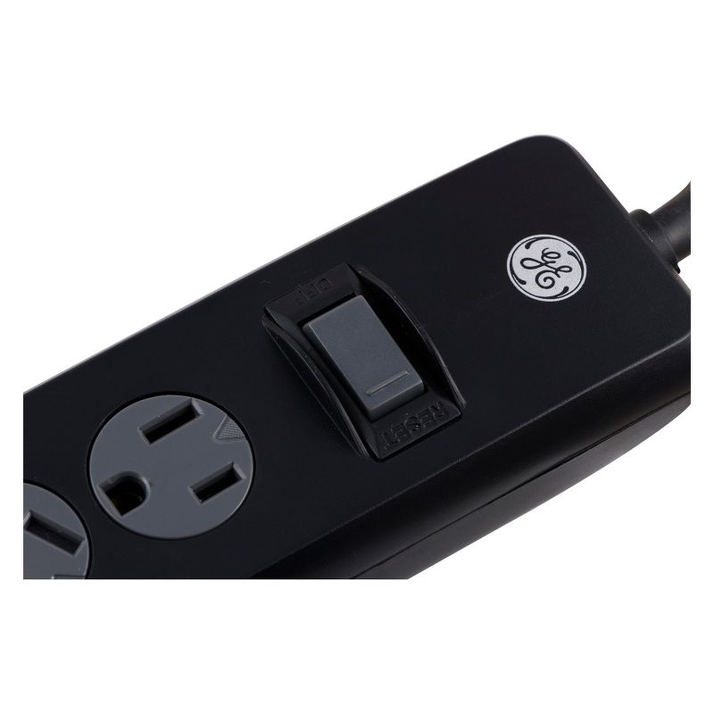 GE 4 Outlet Surge Protector Power Strip with 2 USB Ports, 5 of 7