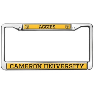 Cameron University Mascot Full Size Standard License Plate Metal Frame - 1 of 4