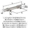Amerock Central 3 Inch (76mm) Cabinet or Furniture Pull - 4 of 4