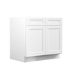 Kitchen Base Cabinet, Unassembled Cabinet with Adjustable Shelf without Top - 2 of 4