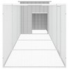 vidaXL Chicken Cage Anthracite Galvanized steel 78.7 x 35.8 x 39.4 in - Gray 157.5" x 35.8" x 39.4" - 4 of 4