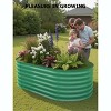 Raised Garden Bed,Galvanized Raised Planter Boxes Outdoor with Easy Assembly, Large Garden Bed for Vegetables, Fruits, Flower,Raised Garden Bed - 2 of 4