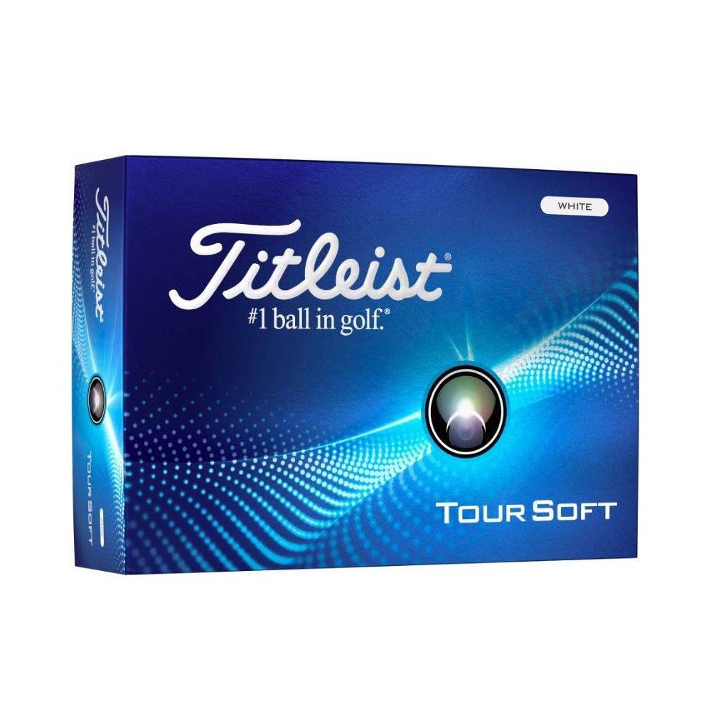 Photos - Golf Titleist Tour Soft  Balls 12pk - White: Polyurethane Fill, Ionomer Shell