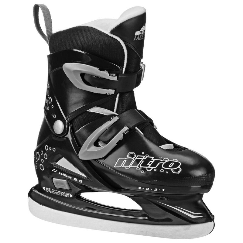 Lake Placid Nitro Adjustable Ice Skate - Black, 1 of 7