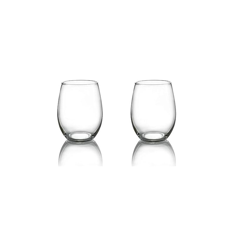 Luminarc Arc International Cachet Stemless Wine Glass, 21 Ounce, Set Of 4, Clear (Pack of 2), 1 of 9