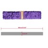 INSPIRE CHIC Women's Wide Waist Belts Interlock Buckles Sequins Decor Stretchy Belts 2PCS - 3 of 4