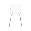 Meridian Furniture,Clarion Chrome Metal Dining Chair, Set of 2 - 2 of 4