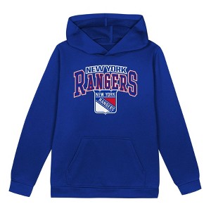 NHL New York Rangers Boys' Fleece Hooded Sweatshirt - 1 of 1