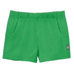 City Threads USA-Made Cotton Girls Soft UPF 50+ Jersey Pocket Shorts - 1 of 4