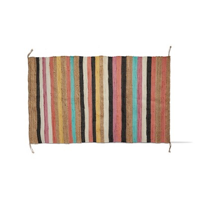 tagltd Makena Chindi Rug Multi Cotton Indoor Rug, 24L x 36W inches