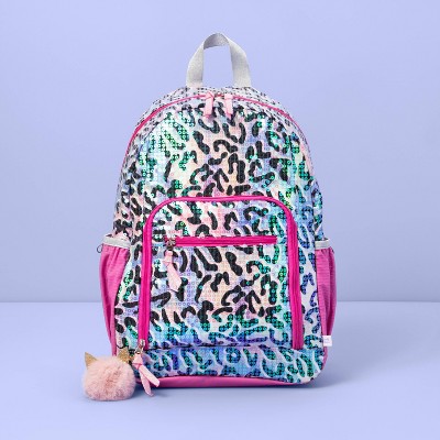 Kids' Backpack Leopard Sequin - More Than Magic™