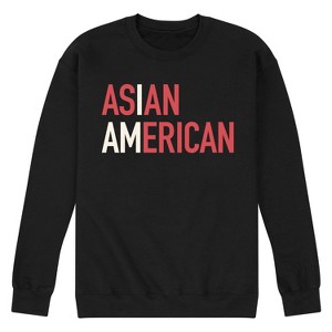 Men's - Instant Message - I Am Asian American Graphic Fleece Sweatshirt - 1 of 4