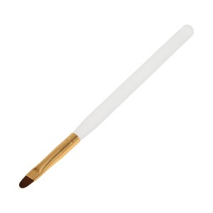 Unique Bargains Small Round Head Nail Painting Brushes for Home DIY Gold Tone Clear White 1 Pc - 1 of 4