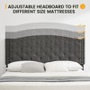 Whizmax Two Size Bed Frame with Button Tufted Headboard, Mattress Foundation, Easy Assembly, No Box Spring Needed - 4 of 4