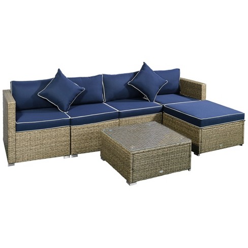 Target wicker online cushions