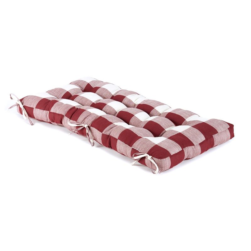 The Lakeside Collection Buffalo Check Bench Cushions, 1 of 5