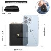 BEAFUP Wallets for Women,Leather RFID Blocking,Bifold Small Zipper Pocket Wallet,Card Case Purse with ID Window,Applies to Gift - 3 of 4