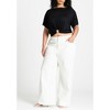ELOQUII Women's Plus Size Hardware Shirred Tee - 4 of 4