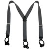 CTM Men's Elastic Button End Dress Suspenders with Silver Hardware - 4 of 4