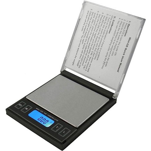 American Weigh Scales Cd Mini Series Compact Stainless Steel Digital  Portable Pocket Weight Scale 100g X 0.01g - Great For Kitchen : Target