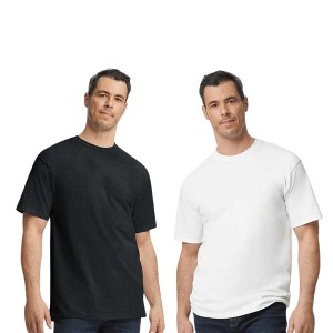 EG PRO Tall Men T Shirts Crew Neck Tee Cotton Plain Shirts - 1 of 4
