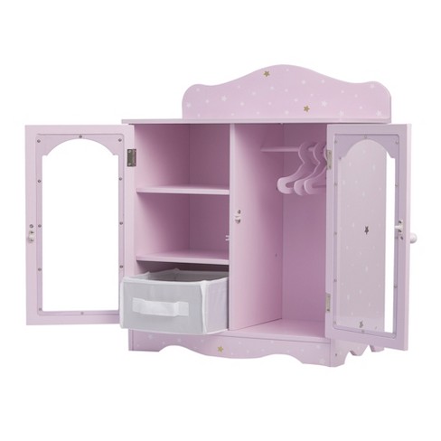 Olivia's Little World - Twinkle Stars Princess 18 Doll Fancy Closet With 3  Hangers : Target