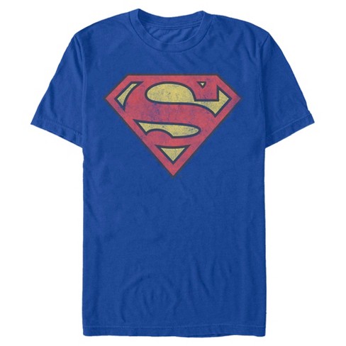 Distressed superman sale t shirt