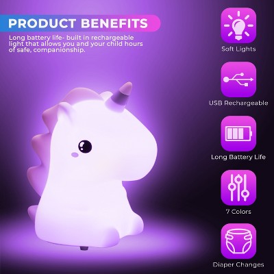 One Fire Unicorn Night Light - Thumbnail 5