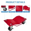 Car Handling Equipment 4 Piece Set 6000 Lbs Car Mover with Brakes Heavy Vehicle Mover Suitable for Handling Cars, Trucks, Trailers, Motorcycles - 4 of 4