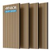 Hrinhom 4Pcs Wall Panels,45.3"X23.6" Wood Look Acoustic Slat Wall Paneling,Sound proof 3D Wall Panels - 3 of 4