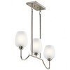 Kichler Lighting Valserrano 3 - Light Chandelier in  Brushed Nickel - 4 of 4