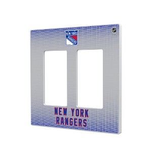 NHL Eastern Conference Teams Linen Hidden-Screw Light Switch Plate for Double Rocker - 1 of 4