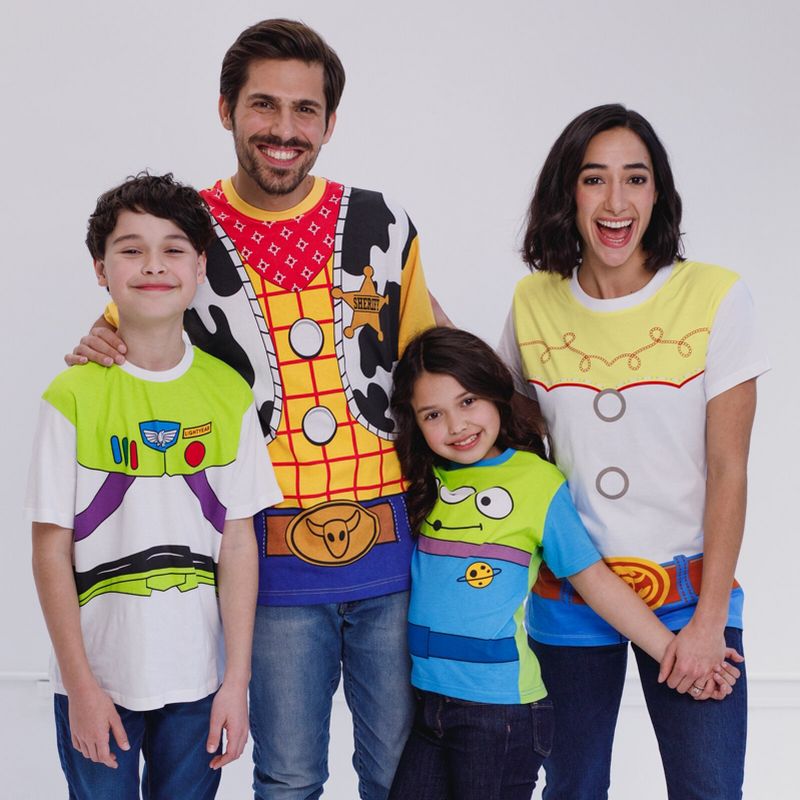 Disney Pixar Toy Story Woody Buzz Lightyear Alien Matching Family Cosplay T-Shirt Little Kid to Adult, 5 of 8