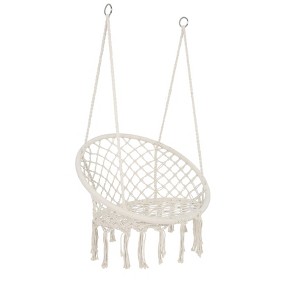 NicBex Indoor Outdoor Hammock Swing Chair with Cotton Rope for Patio Bedroom Porch Garden - 1 of 4