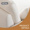50*43" Oversized Chenille Single Sofa Chair,Wide and Deep Seat Accent Chair,Modern Upholstered Comfy Armchair with Pillows - Leovsnove - 4 of 4