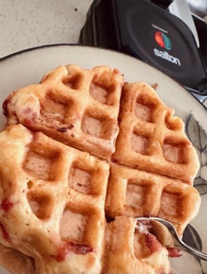 Salton Stuffed Belgian Waffle Maker Black : Target