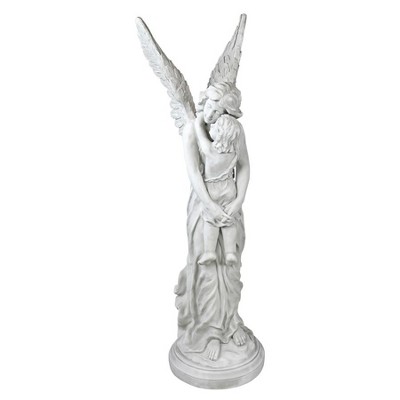Design Toscano Heaven's Guardian Angel Garden Statue - Off-White
