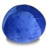 Vynxaria 4ft Minky Velvet Bean Bag Chair ¨C Plush Lounge Chair for Kids & Adults - 3 of 4