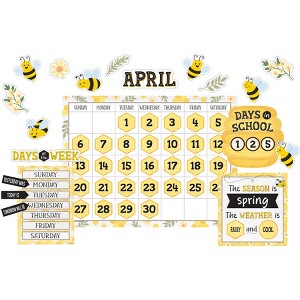 Teacher Created Resources® Buzzing Bees Calendar Bulletin Board Set, 131 Pieces - 1 of 3