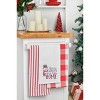 C&F Home 27" x 18" Christmas Winter "There's Snow Place Like Home" Sentiment with Snowman Cotton Waffle Weave Kitchen Dish Towel - 4 of 4