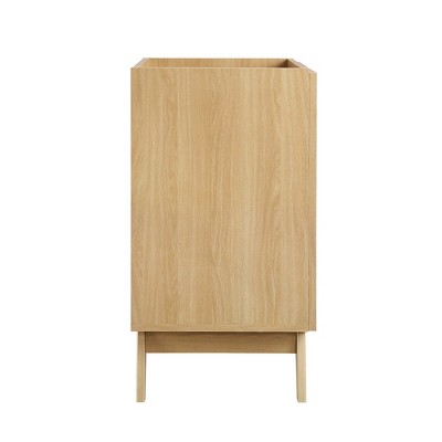 Soma 24'' Oak and Rattan Freestanding Bathroom Vanity