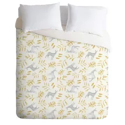 Little Arrow Design Co Watercolor Woodland Comforter Set - Deny Designs
