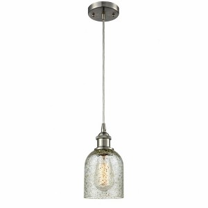 Caledonia - 1 Light Cord Hung Mini Pendant In Industrial Style-10 Inches Tall and 5 Inches Wide - 1 of 1