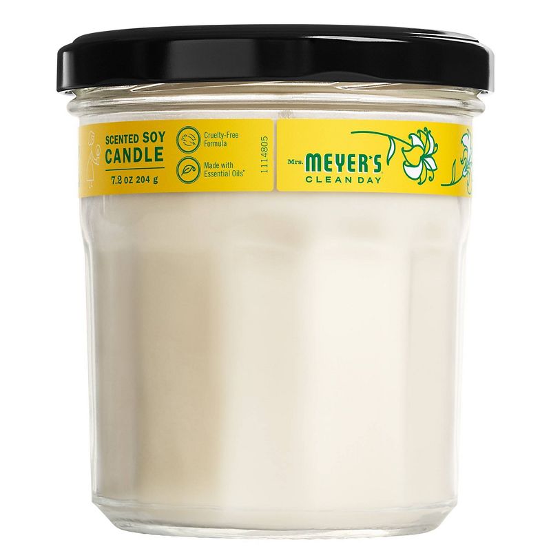 Mrs. Meyer&#39;s Clean Day Honeysuckle Large Jar Candle - 7.2oz, 3 of 8