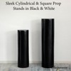 Uniquewise Fiberglass Pillar Column Flower Stand -Photography Props - Cylinder Shape Versatile Pedestal for Wedding, Living Room Décor - 3 of 4