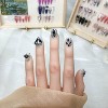 Vynxaria Black Stylish Press-On Nails for a Perfect Finish Size M - 3 of 4