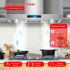 Futhork 29-inch Wall Mount Range Hood, 1100 CFM with Smart Gesture & Touch Control - 2 of 4
