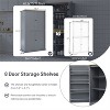 LunaLulinlk Freestanding Kitchen Pantry Large Cupboard Storage Cabinet with Drawers, Adjustable Shelves for Kitchen, Dining Room,Gray - 3 of 4
