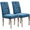 NicBex High-End Plush Velvet Upholstered Tufted Dining Chairs Set of 2 with Stainless Steel Legs,Modern Accent Chairs for Dining Room,Office - 2 of 4
