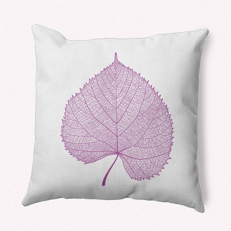 16"x16" Leaf Study Square Throw Pillow - e by design, 1 of 8
